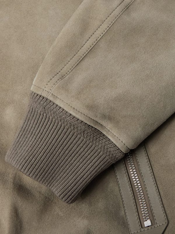 Suede Bomber Jacket - E1