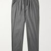 Straight-Leg Silk-Twill Drawstring Trousers Straight-Leg Silk-Twill Drawstring Trousers