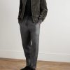 Straight-Leg Silk-Twill Drawstring Trousers - OU Straight-Leg Silk-Twill Drawstring Trousers - OU
