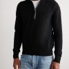 Wool and Cashmere-Blend Half-Zip Rollneck Sweater - FR