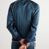 Striped Tech-Jersey Track Jacket - BK