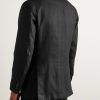Waverly Slim-Fit Double-Breasted Linen Suit Jacket - BK Waverly Slim-Fit Double-Breasted Linen Suit Jacket - BK