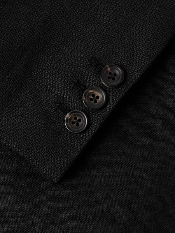 Waverly Slim-Fit Double-Breasted Linen Suit Jacket - CU Waverly Slim-Fit Double-Breasted Linen Suit Jacket - CU
