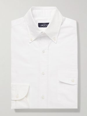 Slim-Fit Button-Down Collar Cotton Oxford Shirt