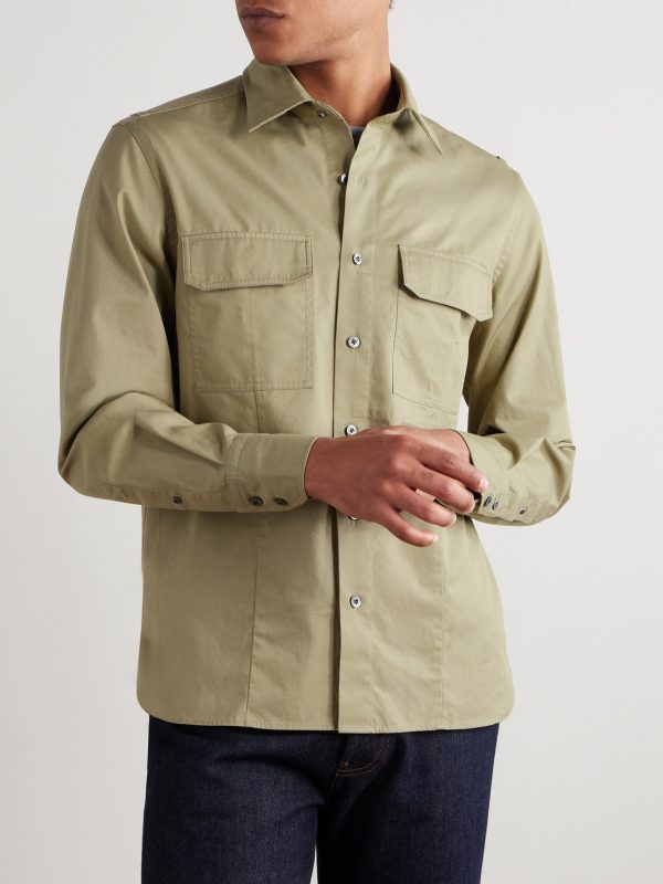 Cotton-Twill Shirt - FR Cotton-Twill Shirt - FR