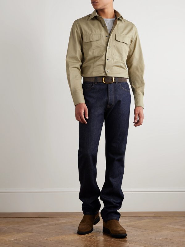 Cotton-Twill Shirt - OU Cotton-Twill Shirt - OU