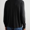 Lyocell and Cotton-Blend Jersey T-Shirt - BK Lyocell and Cotton-Blend Jersey T-Shirt - BK
