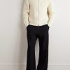 Slim-Fit Ribbed Wool and Mohair-Blend Zip-Up Cardigan - OU Slim-Fit Ribbed Wool and Mohair-Blend Zip-Up Cardigan - OU