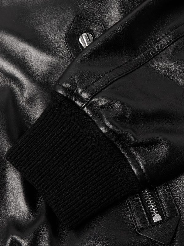 Leather Bomber Jacket - E1