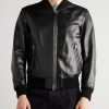 Leather Bomber Jacket - FR