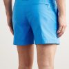 Straight-Leg Mid-Length Swim Shorts - BK