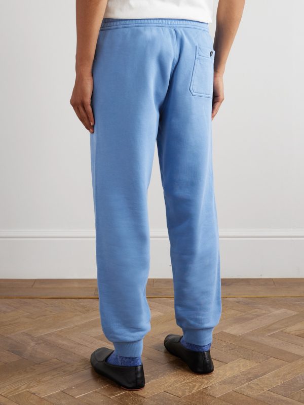 Tapered Cotton-Jersey Sweatpants - BK Tapered Cotton-Jersey Sweatpants - BK
