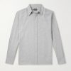 Slim-Fit Cotton and Cashmere-Blend Shirt