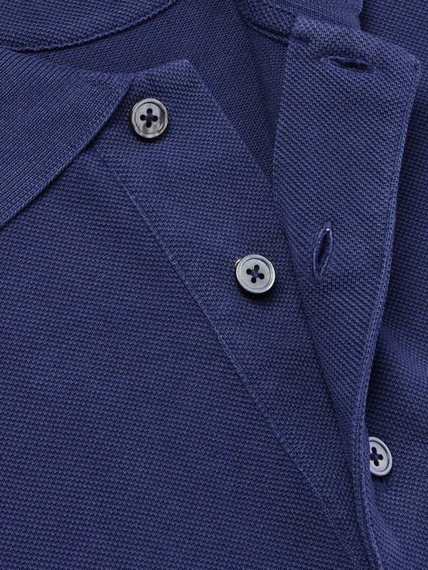 Slim-Fit Lyocell and Cotton-Blend Piqué Polo Shirt - CU Slim-Fit Lyocell and Cotton-Blend Piqué Polo Shirt - CU