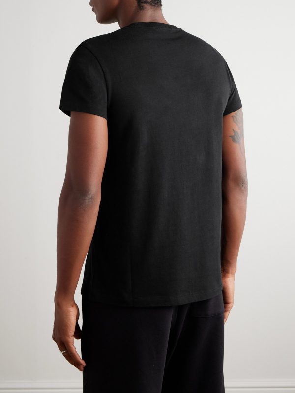 Slim-Fit Cotton-Jersey T-Shirt - BK Slim-Fit Cotton-Jersey T-Shirt - BK