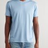 Lyocell and Cotton-Blend Jersey T-Shirt - FR Lyocell and Cotton-Blend Jersey T-Shirt - FR