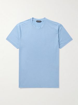 Lyocell and Cotton-Blend Jersey T-Shirt Lyocell and Cotton-Blend Jersey T-Shirt