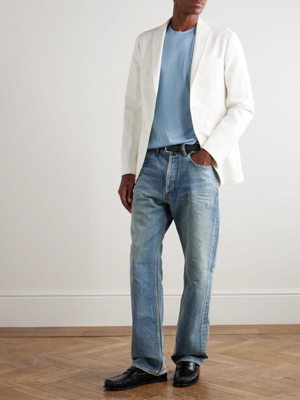 Lyocell and Cotton-Blend Jersey T-Shirt - OU Lyocell and Cotton-Blend Jersey T-Shirt - OU