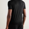Cashmere and Silk-Blend Polo Shirt - BK Cashmere and Silk-Blend Polo Shirt - BK