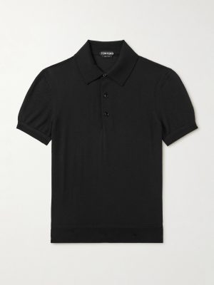 Cashmere and Silk-Blend Polo Shirt Cashmere and Silk-Blend Polo Shirt