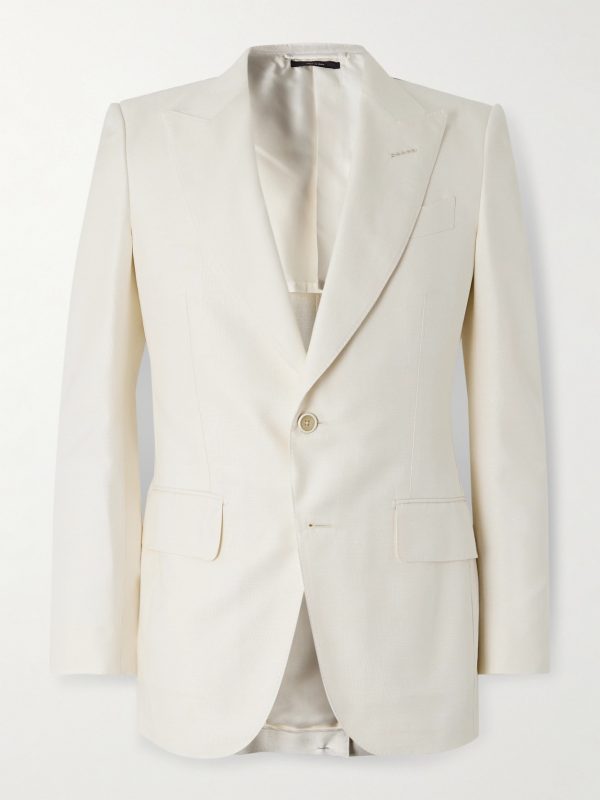 Silk-Canvas Tuxedo Jacket Silk-Canvas Tuxedo Jacket