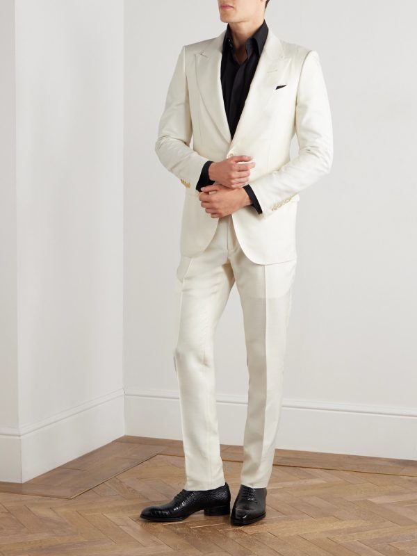 Silk-Canvas Tuxedo Jacket - OU Silk-Canvas Tuxedo Jacket - OU