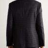 Houndstooth Wool Blazer - BK Houndstooth Wool Blazer - BK