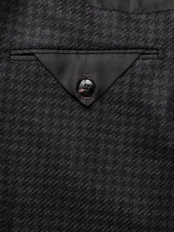 Houndstooth Wool Blazer - E1 Houndstooth Wool Blazer - E1