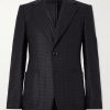 Houndstooth Wool Blazer Houndstooth Wool Blazer