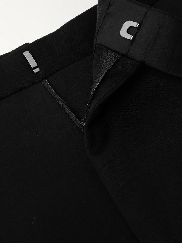 Shelton Slim-Fit Tapered Grain de Poudre Wool and Mohair-Blend Suit Trousers - E1 Shelton Slim-Fit Tapered Grain de Poudre Wool and Mohair-Blend Suit Trousers - E1