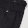 Dyllan Slim-Fit Straight-Leg Stretch-Wool Flannel Trousers - CU