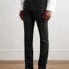 Dyllan Slim-Fit Straight-Leg Stretch-Wool Flannel Trousers - FR