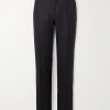 Dyllan Slim-Fit Straight-Leg Stretch-Wool Flannel Trousers