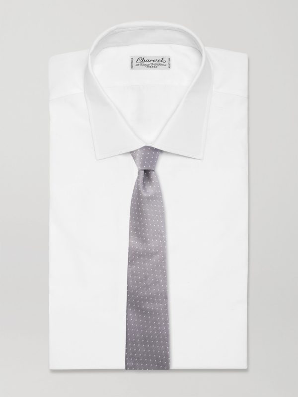 8cm Polka-Dot Silk Tie - OU 8cm Polka-Dot Silk Tie - OU