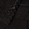 Dyllan Metallic Striped Cotton-Blend Velvet Tuxedo Jacket - CU