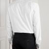 Double-Cuff Cotton-Poplin Shirt - BK Double-Cuff Cotton-Poplin Shirt - BK