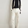 Slim-Fit Tapered Silk-Canvas Tuxedo Trousers - OU Slim-Fit Tapered Silk-Canvas Tuxedo Trousers - OU