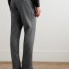 Dyllan Straight-Leg Wool-Flannel Suit Trousers - BK Dyllan Straight-Leg Wool-Flannel Suit Trousers - BK