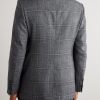 Shelton Slim-Fit Prince of Wales Checked Wool and Silk-Blend Suit Jacket - BK Shelton Slim-Fit Prince of Wales Checked Wool and Silk-Blend Suit Jacket - BK
