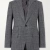 Shelton Slim-Fit Prince of Wales Checked Wool and Silk-Blend Suit Jacket Shelton Slim-Fit Prince of Wales Checked Wool and Silk-Blend Suit Jacket