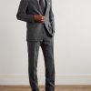 Shelton Slim-Fit Prince of Wales Checked Wool and Silk-Blend Suit Jacket - OU Shelton Slim-Fit Prince of Wales Checked Wool and Silk-Blend Suit Jacket - OU