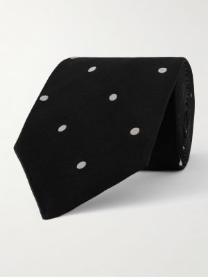 8cm Polka-Dot Silk-Satin Tie