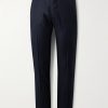Dyllan Slim-Fit Pinstriped Wool-Twill Suit Trousers Dyllan Slim-Fit Pinstriped Wool-Twill Suit Trousers