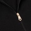 Merino Wool Zip-Up Cardigan - CU