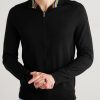 Merino Wool Zip-Up Cardigan - FR