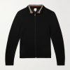 Merino Wool Zip-Up Cardigan
