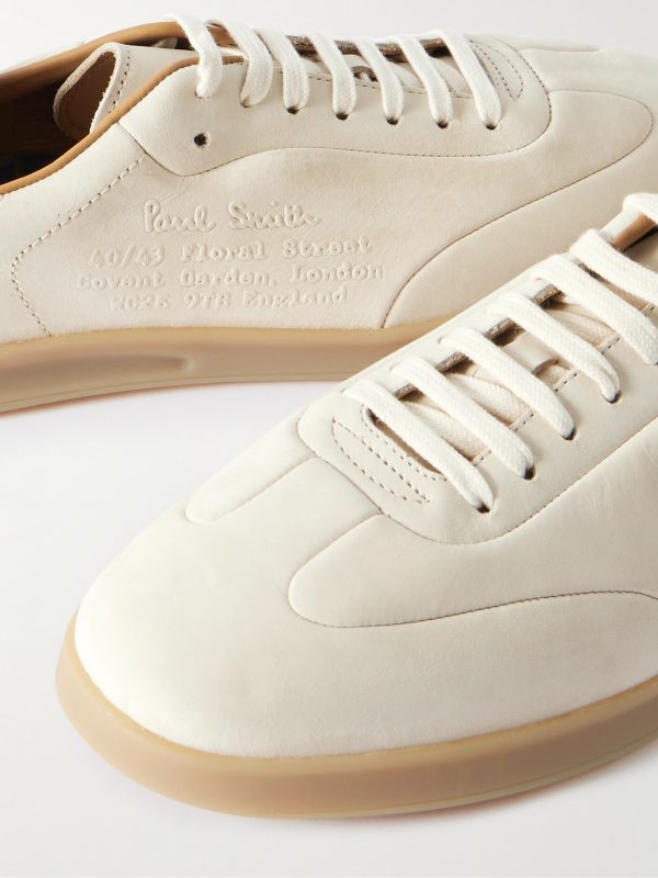 Bailey Logo-Embossed Nubuck Sneakers - CU Bailey Logo-Embossed Nubuck Sneakers - CU