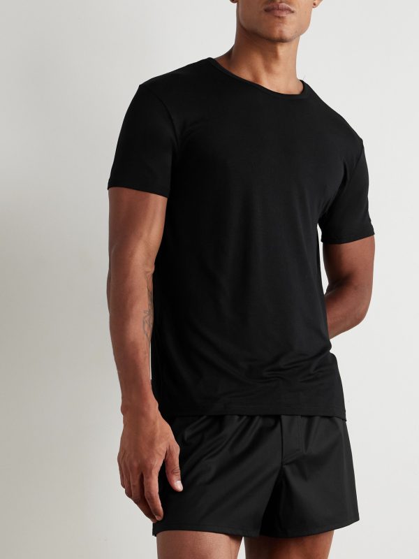 Three-Pack Stretch Modal-Jersey T-Shirt - FR Three-Pack Stretch Modal-Jersey T-Shirt - FR