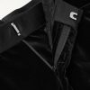 Atticus Straight-Leg Satin-Trimmed Cotton-Velvet Tuxedo Trousers - E1
