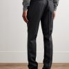 Dyllan Slim-Fit Tapered Striped Wool-Twill Suit Trousers - BK Dyllan Slim-Fit Tapered Striped Wool-Twill Suit Trousers - BK